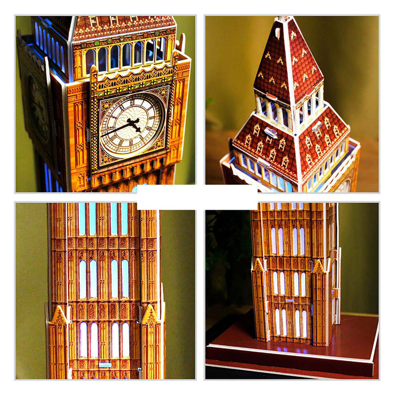 Afbeelding laden in galerijviewer, Cubic fun 3d puzzel big ben met led verlichting
