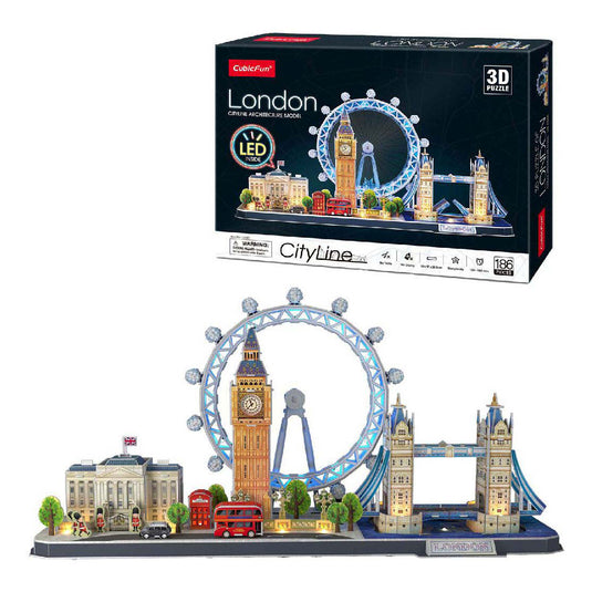 Cubic fun 3d puzzel city line london led (2010331)