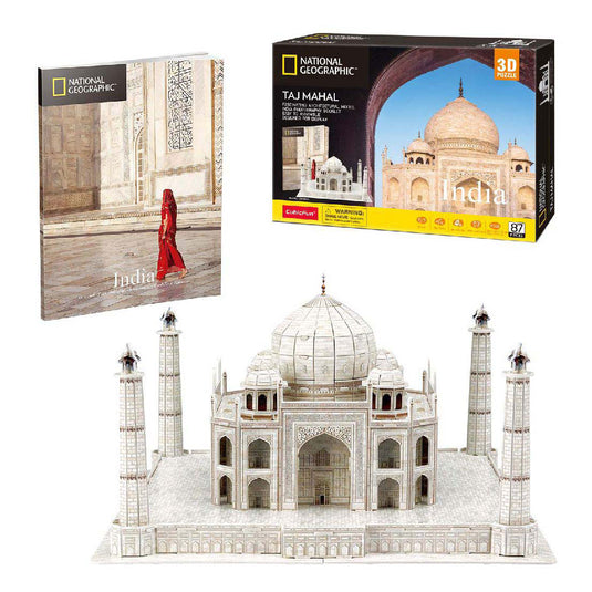 Cubic fun national geographic - 3d-puzzel - taj mahal