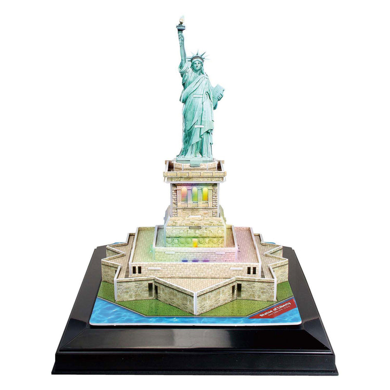 Afbeelding laden in galerijviewer, Cubic fun 3d puzzel vrijheidsbeeld met led verlichting
