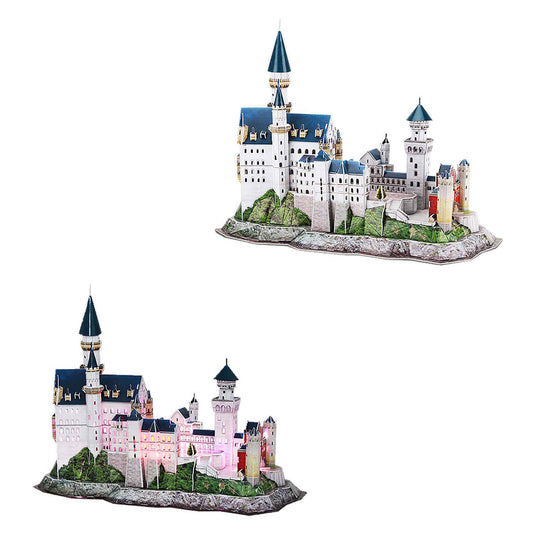 Cubic fun 3d-puzzel neuschwanstein-kasteel met led (2011413)