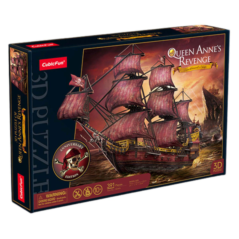 Afbeelding laden in galerijviewer, Cubic fun 3d puzzel queen anne revenge
