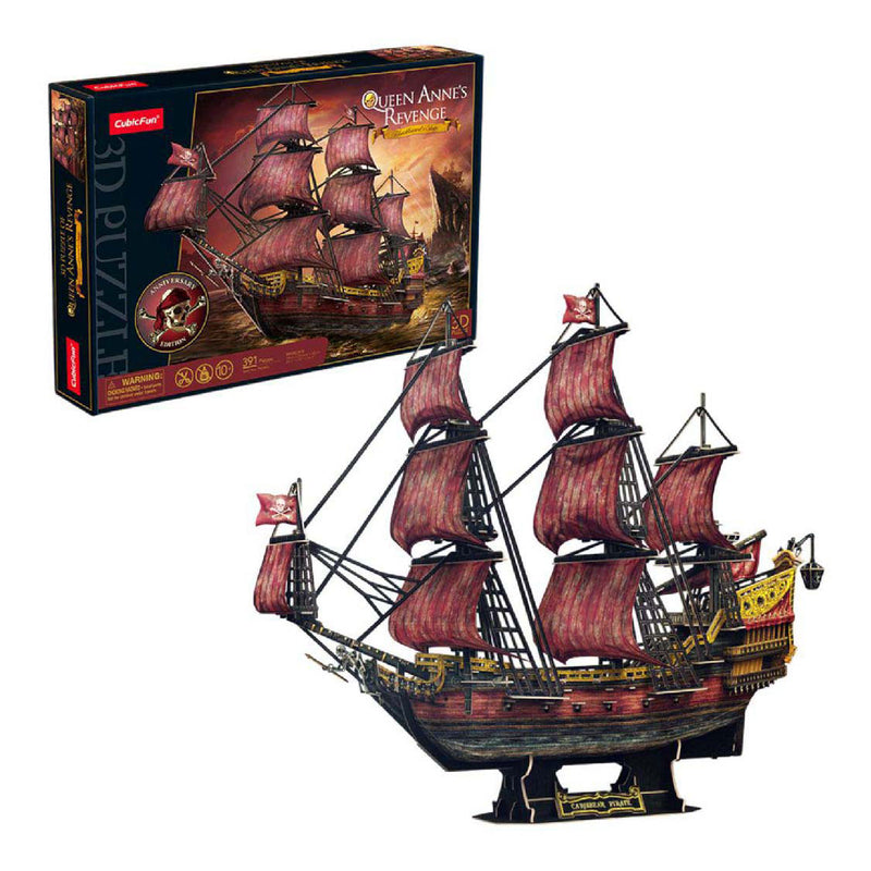 Afbeelding laden in galerijviewer, Cubic fun 3d puzzel queen anne revenge
