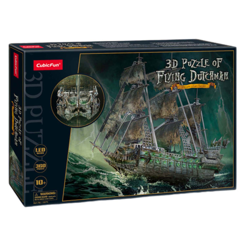 Afbeelding laden in galerijviewer, Cubic fun 3d puzzel flying dutchman met led verlichting
