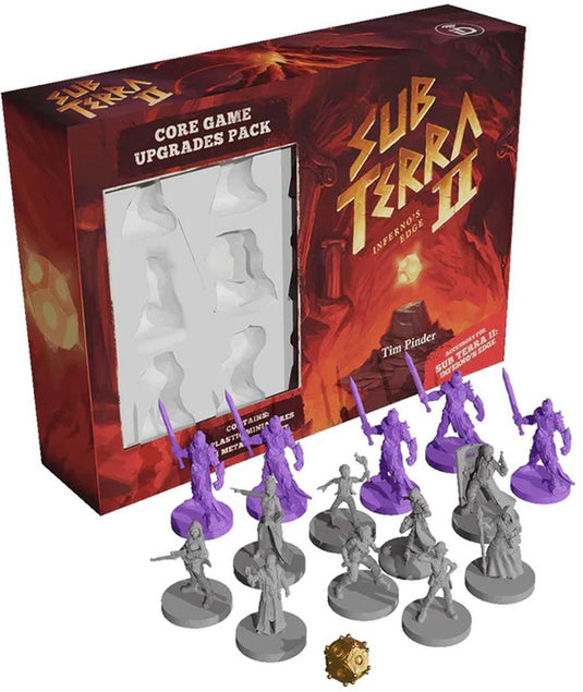 Inside the box board games sub terra ii: inferno's edge core game upgrades pack