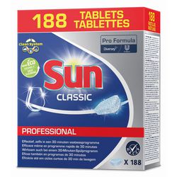 Sun professional vaatwastabletten (188 stuks)