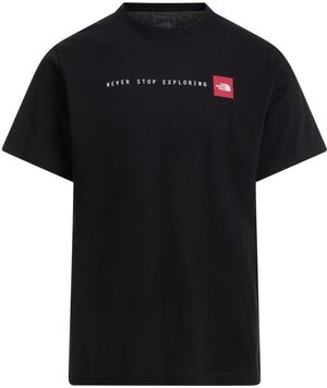 The north face m nse reg ss tee-graphic heren outdoorshirt - tnf zwart