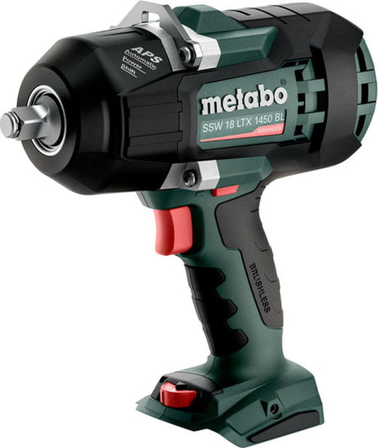 Metabo ssw 18 ltx 1450 bl accu-slagschroevendraaier -slagmoersleutel 18v; doos