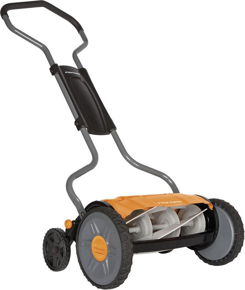 Afbeelding laden in galerijviewer, Fiskars staysharp plus kooimaaier - grasmaaier - handmaaier
