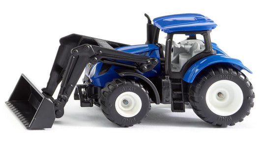 Siku 1396 new holland tractor met voorlader 93x35x42mm