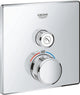 Grohe grohtherm smartcontrol thermostatiche douchekraan - inbouw mengkraan - vierkant - chroom