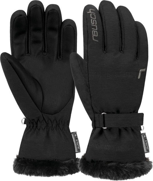 Reusch luna r-tex® xt dames wintersporthandschoenen - zwart