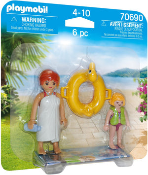 Playmobil duopack waterpark badgasten - 70690