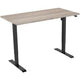 Zit-sta-bureau euroseats 1-motor lichtbruin eiken metaal