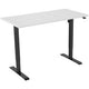 Zit-sta-bureau euroseats 1-motor wit metaal
