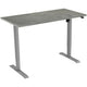 Zit-sta-bureau euroseats 1-motor grijs beton metaal