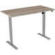 Zit-sta-bureau euroseats 1-motor lichtbruin eiken metaal