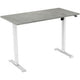 Zit-sta-bureau euroseats 1-motor wit beton metaal