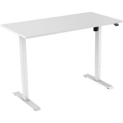 Zit-sta-bureau euroseats 1-motor wit metaal