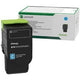 Tonercartridge lexmark 78c2xc0 cyaan