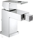 Grohe eurocube bidetkraan - flexibele uitloop - met trekwaste - chroom