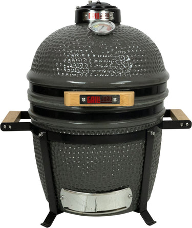 Grill guru kamado barbecue original compact ø33cm ø13inch - compleet - grijs