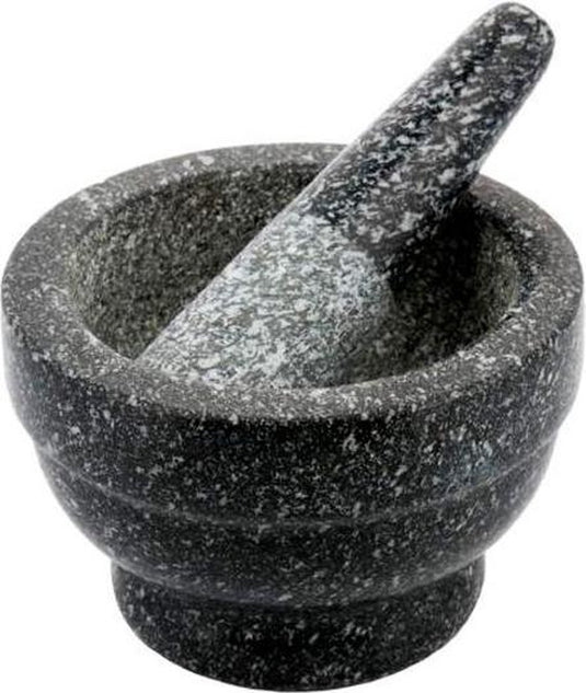 Kinghoff marmeren vijzel met stamper ø12x8cm
