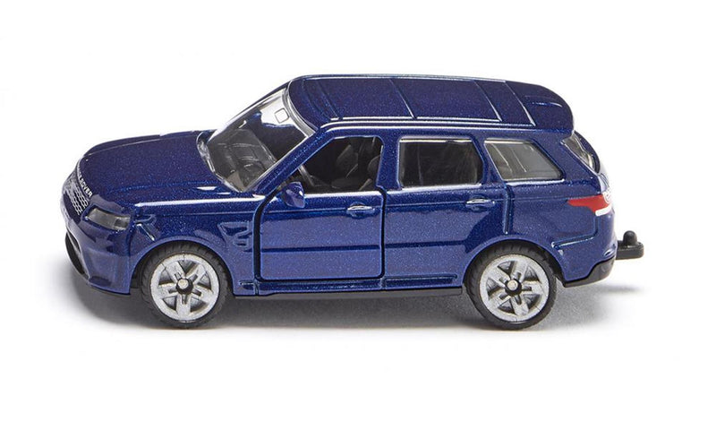 Afbeelding laden in galerijviewer, Siku 1521 range rover 82x36x28mm metallic blauw
