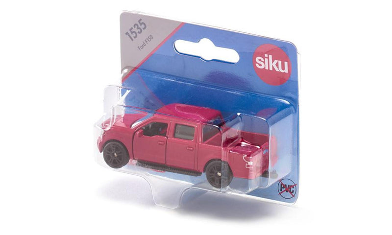 Afbeelding laden in galerijviewer, Siku 1535 ford f150 pick-up 89x32x26mm metallic rood
