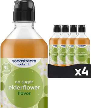 Sodastream elderflower zero siroop 4 x 440ml