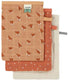 Trixie tetra washandjes 3-pack mix - fierce fox