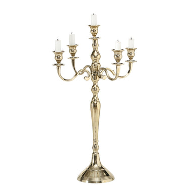 Boltze home kandelaar victoria goud 37x63cm