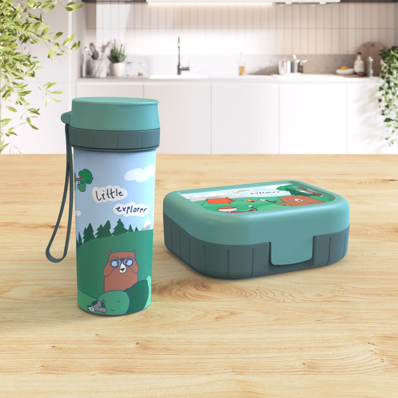 Afbeelding laden in galerijviewer, Rotho lunchset to go kids explorer boys

