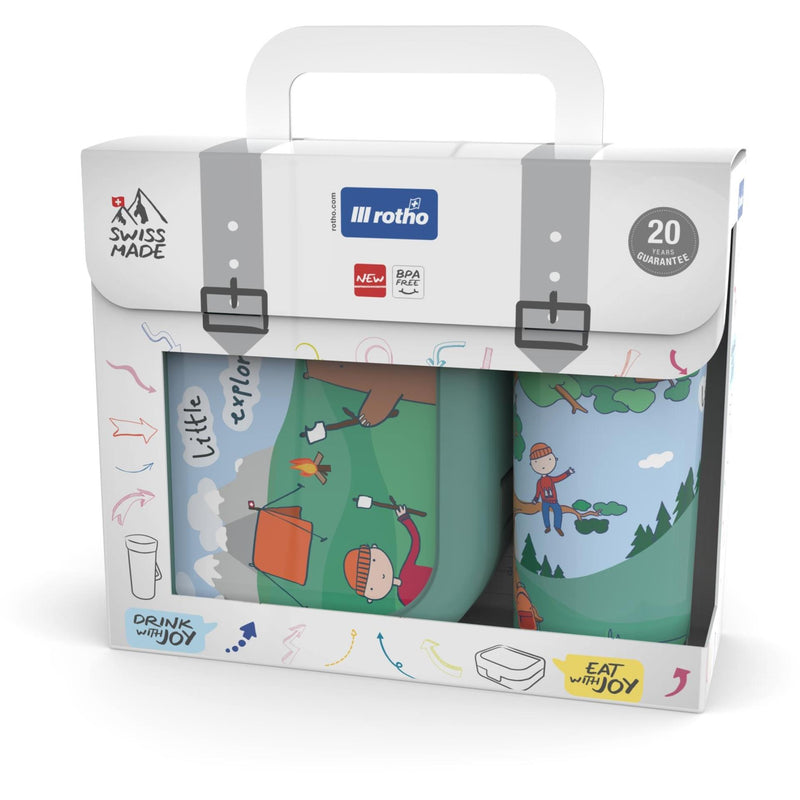 Afbeelding laden in galerijviewer, Rotho lunchset to go kids explorer boys

