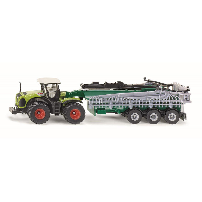 Afbeelding laden in galerijviewer, Siku claas xerion met vacuum tanker 1827
