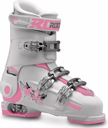 Roces - idea free - skischoenen - kinderen - 22.5-25.5 (36-40) - wit - roze