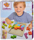 Eichhorn houten vormenpuzzel educatief speelgoed 20-delig.