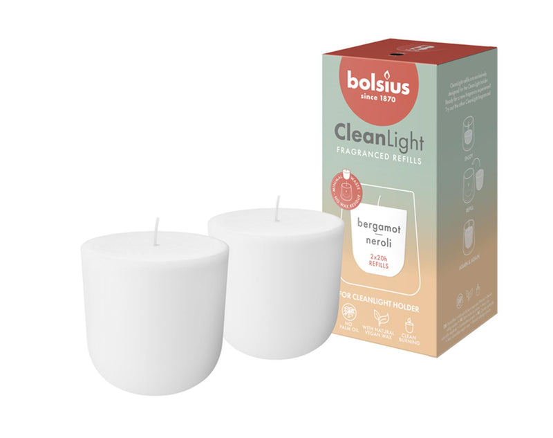 Afbeelding laden in galerijviewer, Bolsius geur navulling clean light bergamot neroli
