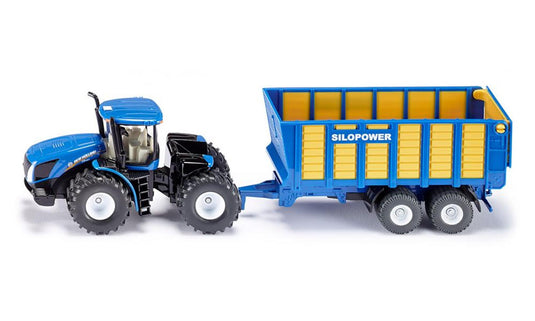 Siku 1947 new holland knikarm traktor met tankwagen