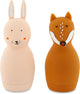Trixie knijpspeelgoed voor in bad - mrs. rabbit mr. fox - siliconen badspeelgoed - spuitfiguurtjes - vanaf 6 maanden