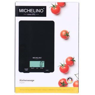 Afbeelding laden in galerijviewer, Michelino digitale keukenweegschaal 90664 zwart | 2 stuks
