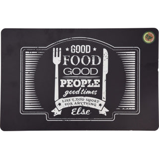 No brand placemat dubbelzijdig pp 420 x 2 mm | 6 stuks