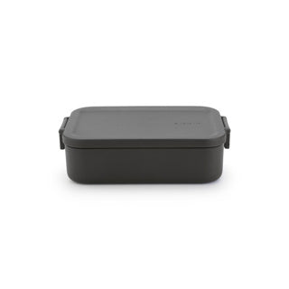 Afbeelding laden in galerijviewer, Brabantia lunchbox make take medium donkergrijs | 2 stuks
