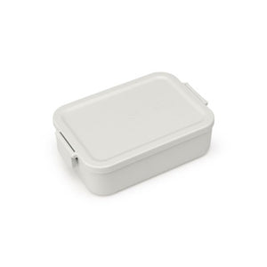 Brabantia make take lunchbox broodtrommel - medium - kunststof - light grey
