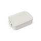 Brabantia lunchbox make take medium lichtgrijs | 2 stuks