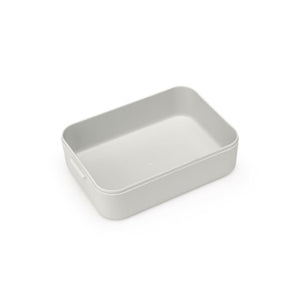 Brabantia make take lunchbox broodtrommel - medium - kunststof - light grey