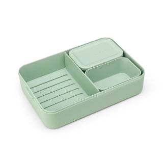 Afbeelding laden in galerijviewer, Brabantia bento lunchbox make take groot jade groen | 2 stuks
