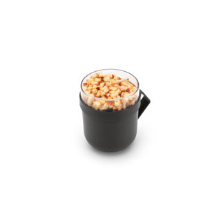 Brabantia soepbeker make take 0,6l donkergrijs | 2 stuks