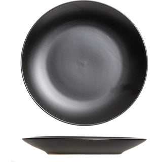 Afbeelding laden in galerijviewer, No brand bord 27cm mat zwart | 6 stuks
