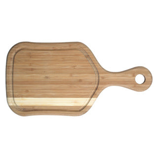 Afbeelding laden in galerijviewer, Abi bamboo snijplank paddle 38x19x2 cm
